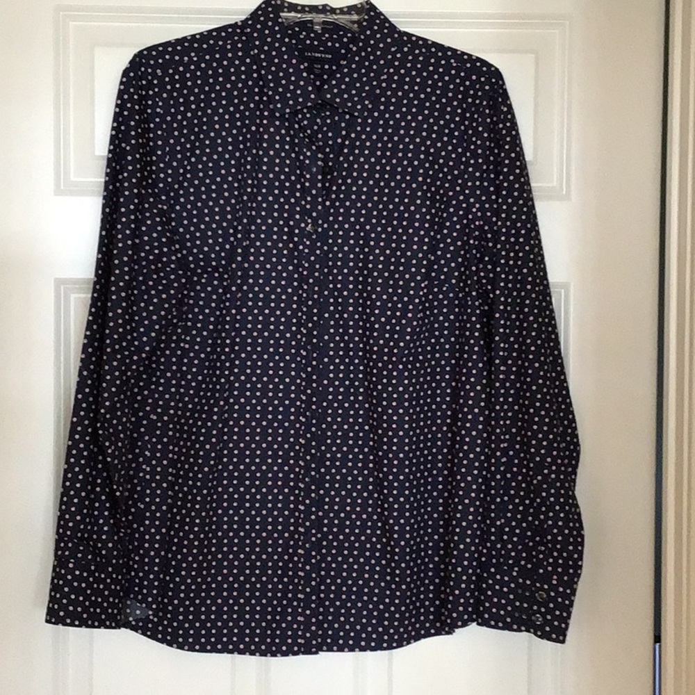 Land’s End 16W Ladies No Iron 100% Supima Blouse